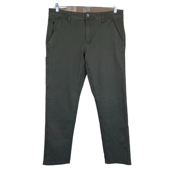 Weatherproof Vintage Mens Sz 36x30 Flax Utility Pant Straight Fit Stretch Twill - Picture 2 of 15